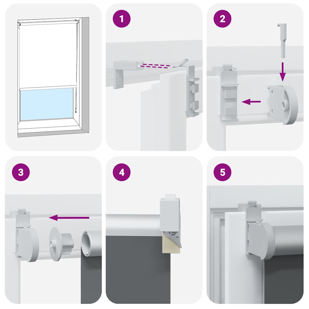 rullegardin mørklægning 140x210 cm stofbredde 136,6cm polyester