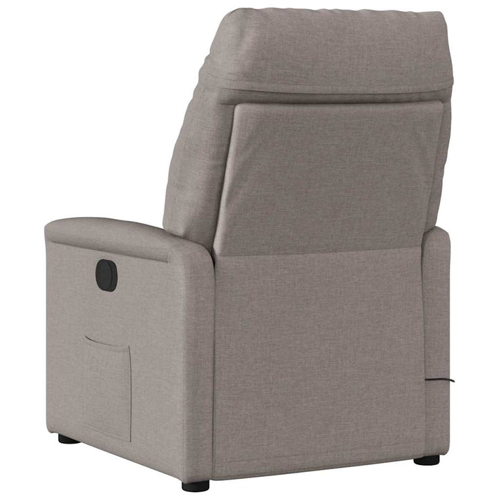 massagestol stof gråbrun