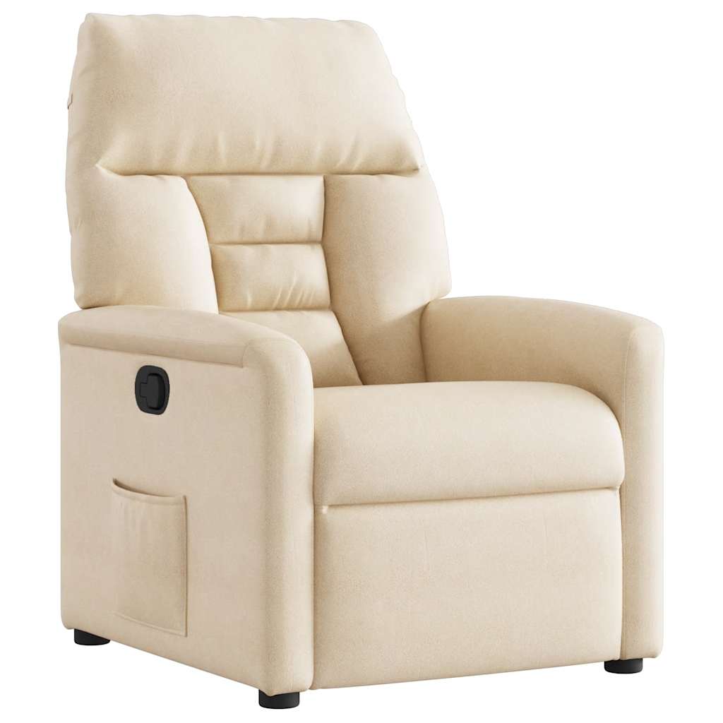 lænestol mikrofiberstof beige