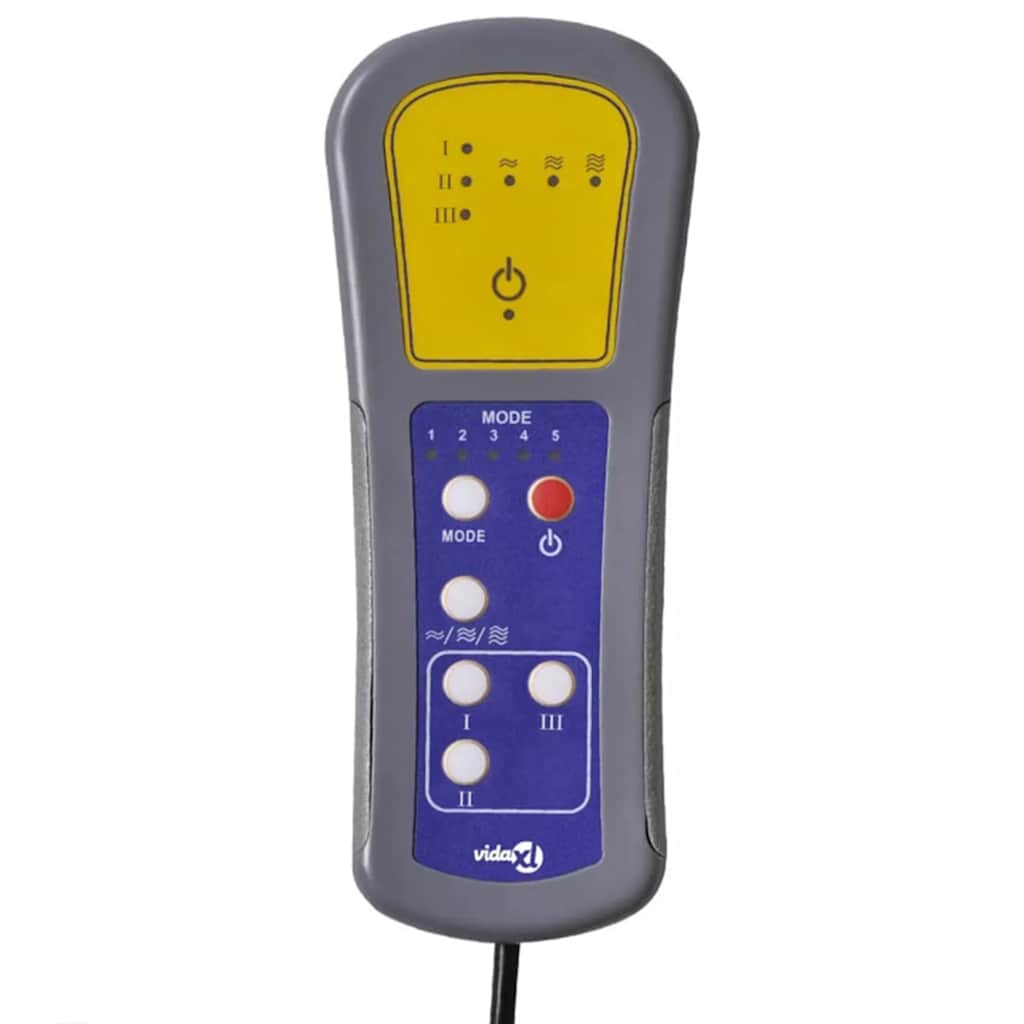 massagestol mikrofiberstof gråbrun