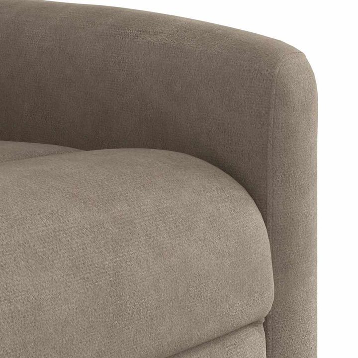 massagestol mikrofiberstof gråbrun