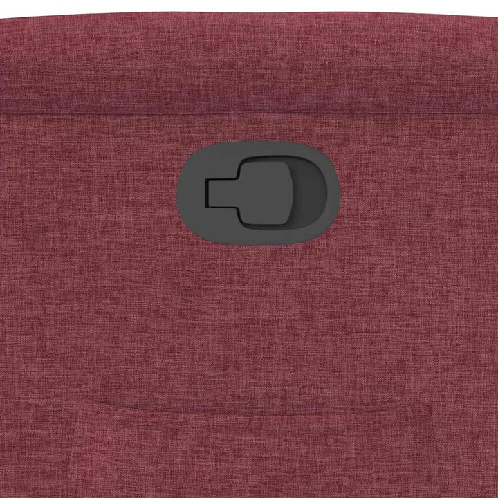 lænestol stof vinrød