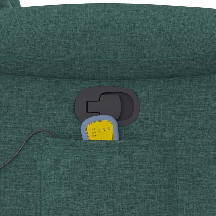 massagestol stof mørkegrøn