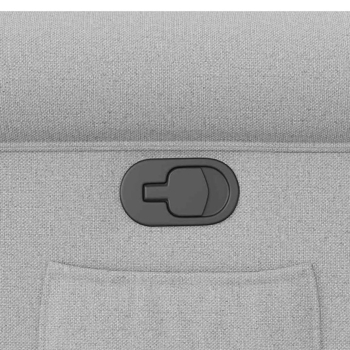 liggestol stof skygrå