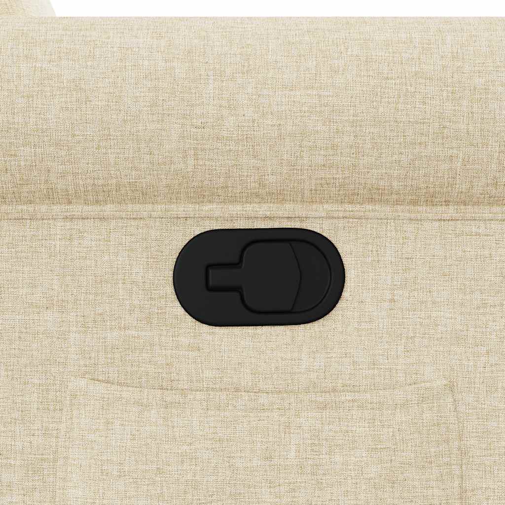 lænestol stof cremefarvet