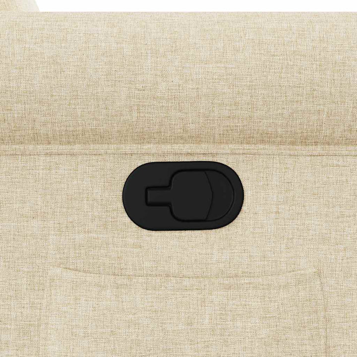 lænestol stof cremefarvet