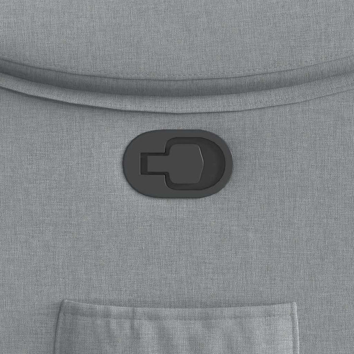 lænestol stof lysegrå