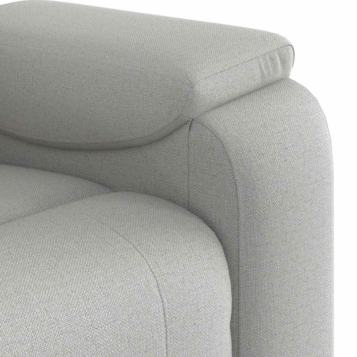 massagestol stof skygrå