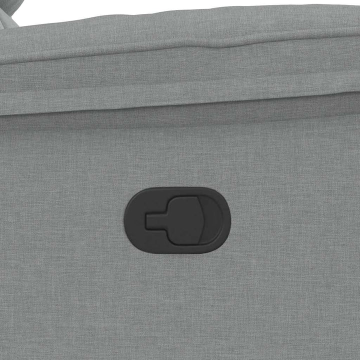 lænestol stof lysegrå