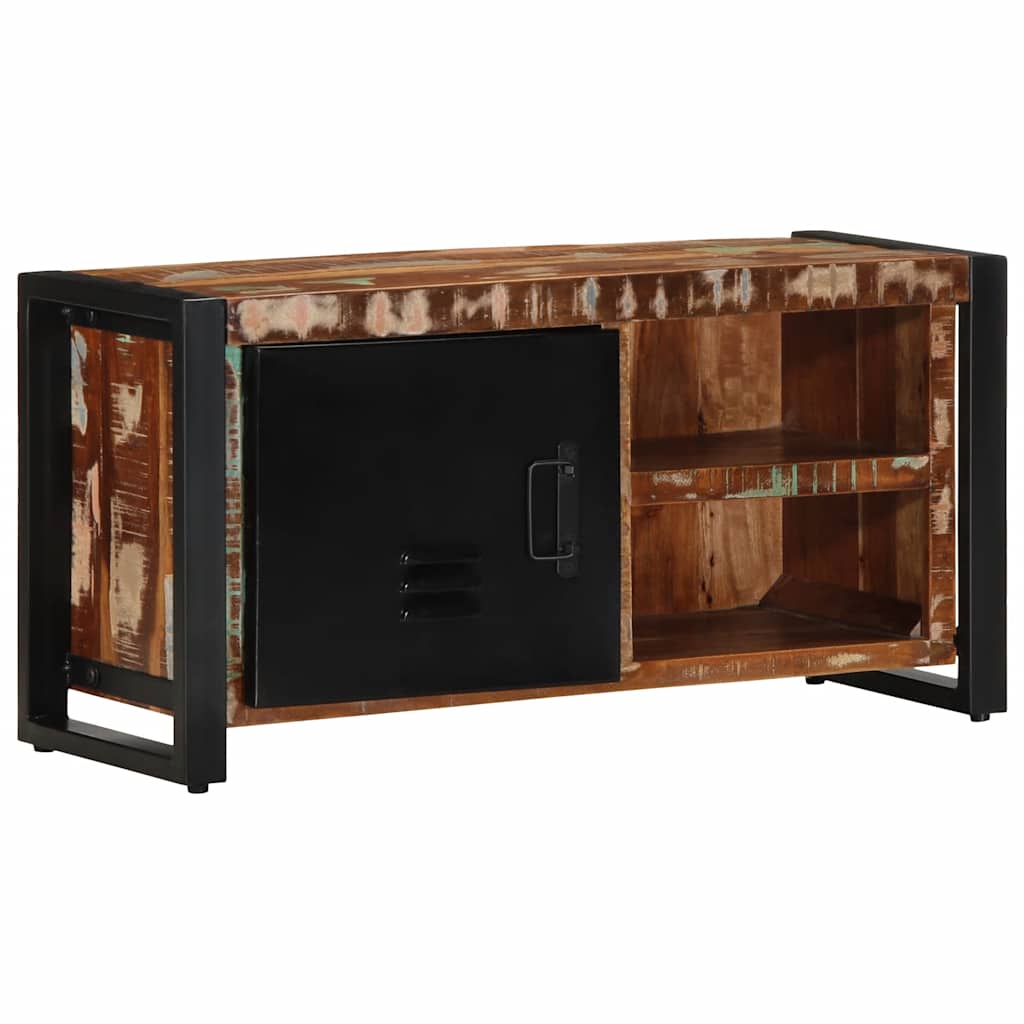 tv-skab 80x30x40 cm massivt genbrugstræ