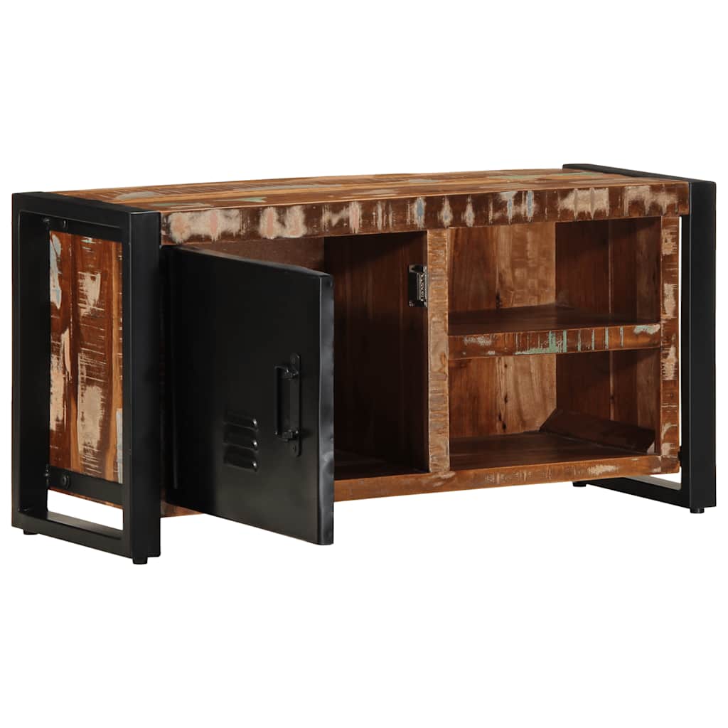 tv-skab 80x30x40 cm massivt genbrugstræ