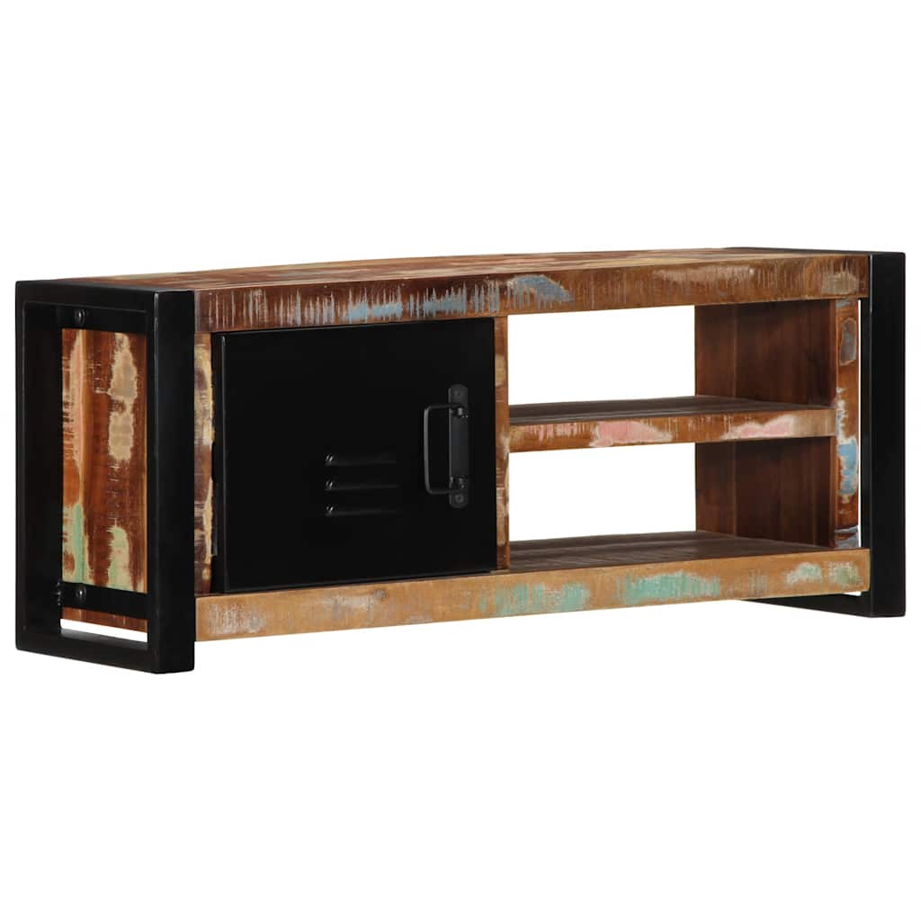 tv-bord 80x30x35 cm massivt genbrugstræ