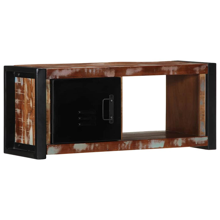 tv-bord 80x30x35 cm massivt genbrugstræ
