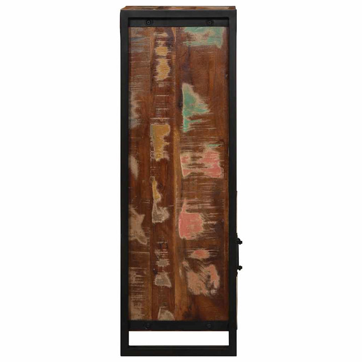 badeværelsesskab 40x30x90 cm massivt genbrugstræ