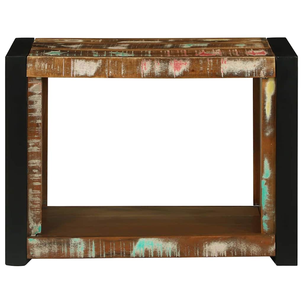 Væg Cube med opbevaring Brun 55 x 35 x 40 cm Solid genbrugs træ