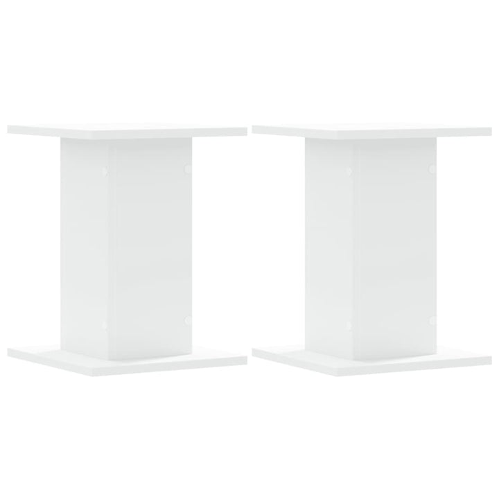 plantestativer 2 stk. 30x30x40 cm konstrueret træ hvid