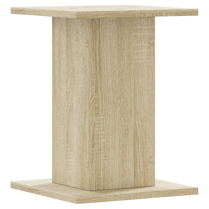 plantestativer 2 stk. 30x30x40 cm konstrueret træ sonoma-eg