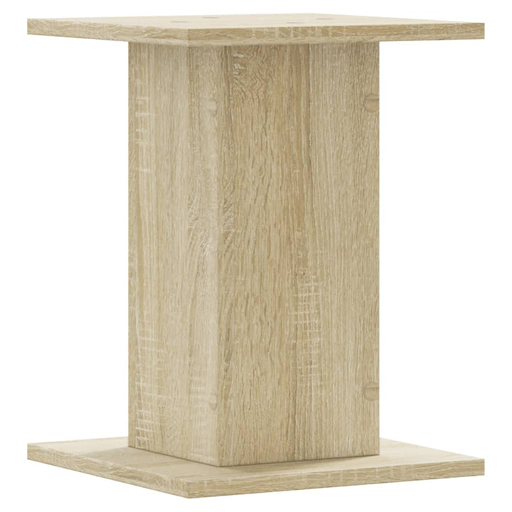 plantestativer 2 stk. 30x30x40 cm konstrueret træ sonoma-eg