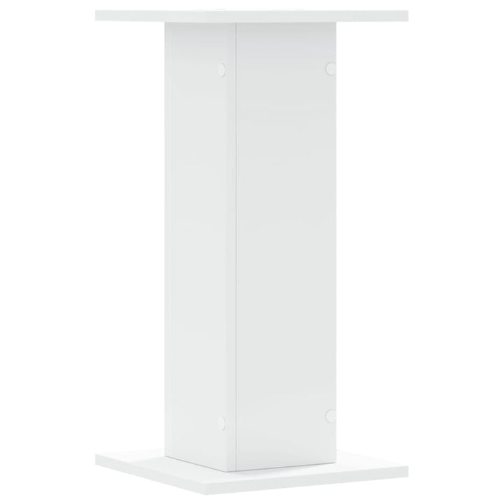 plantestativer 2 stk. 30x30x60 cm konstrueret træ hvid