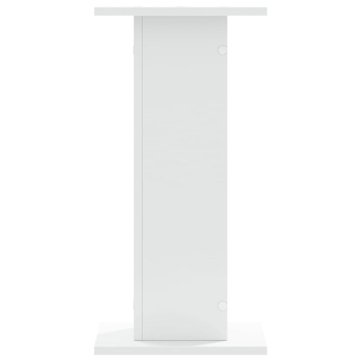 plantestativer 2 stk. 30x30x60 cm konstrueret træ hvid