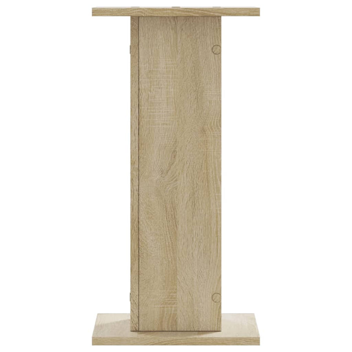 plantestativer 2 stk. 30x30x60 cm konstrueret træ sonoma-eg