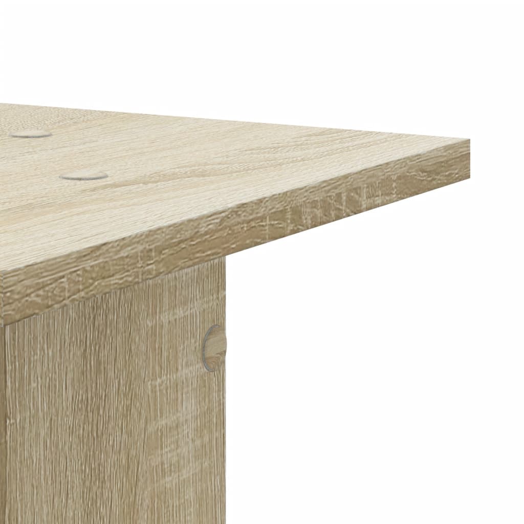 plantestativer 2 stk. 30x30x60 cm konstrueret træ sonoma-eg