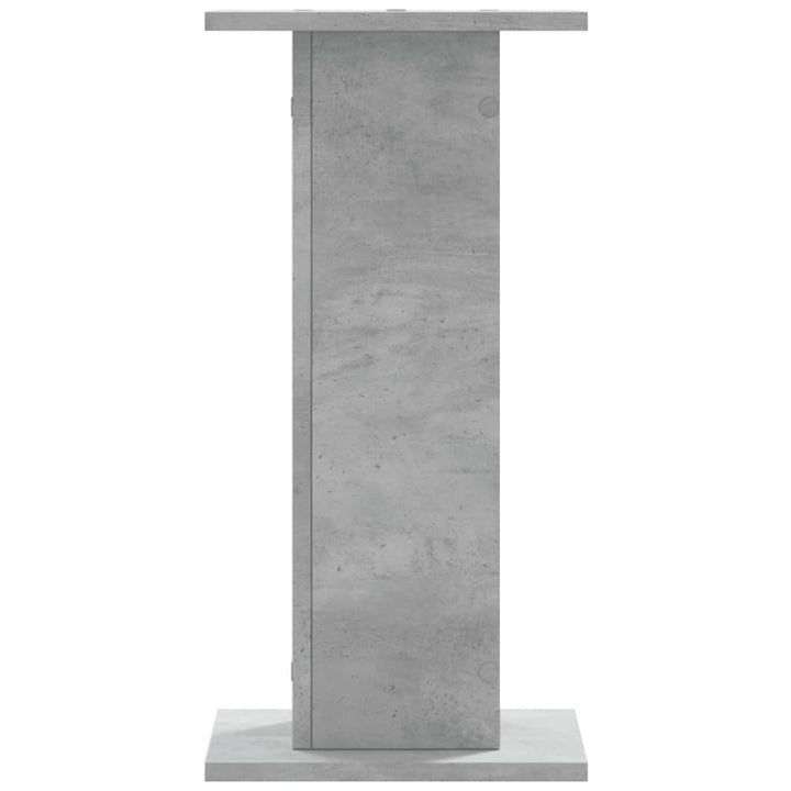 plantestativer 2 stk. 30x30x60 cm konstrueret træ betongrå