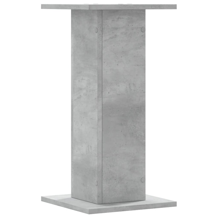 plantestativer 2 stk. 30x30x60 cm konstrueret træ betongrå