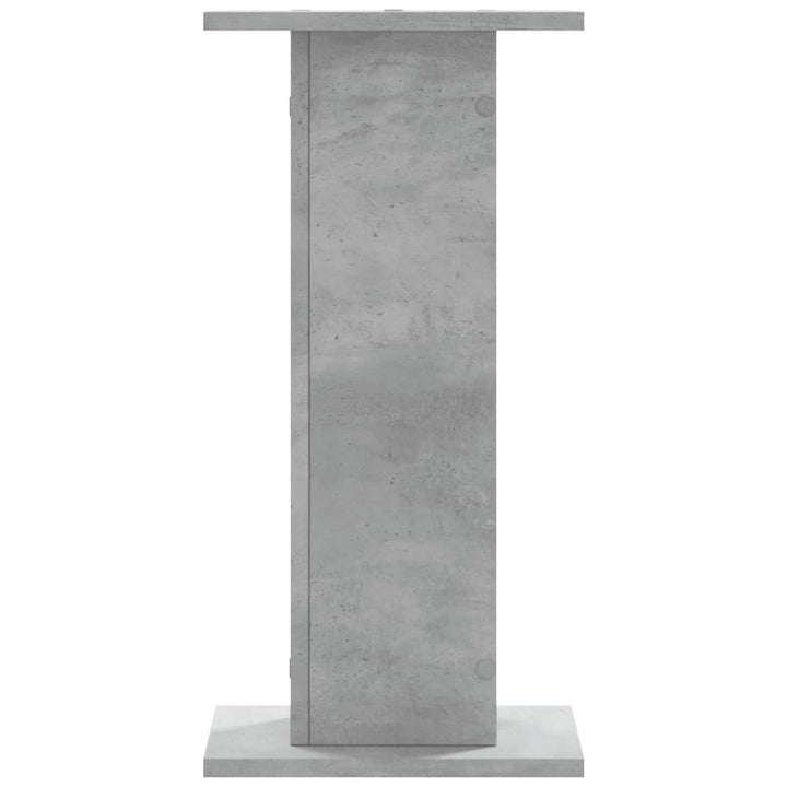 plantestativer 2 stk. 30x30x60 cm konstrueret træ betongrå
