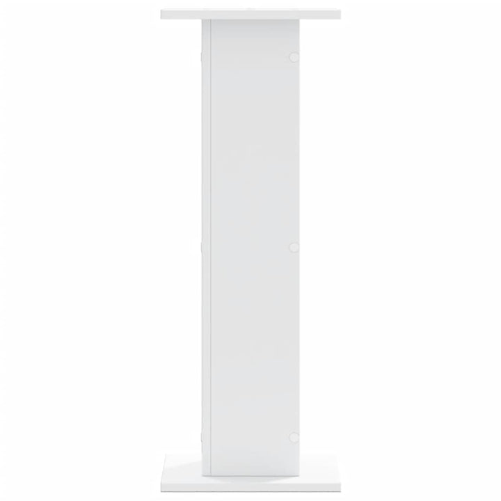 plantestativer 2 stk. 30x30x80 cm konstrueret træ hvid