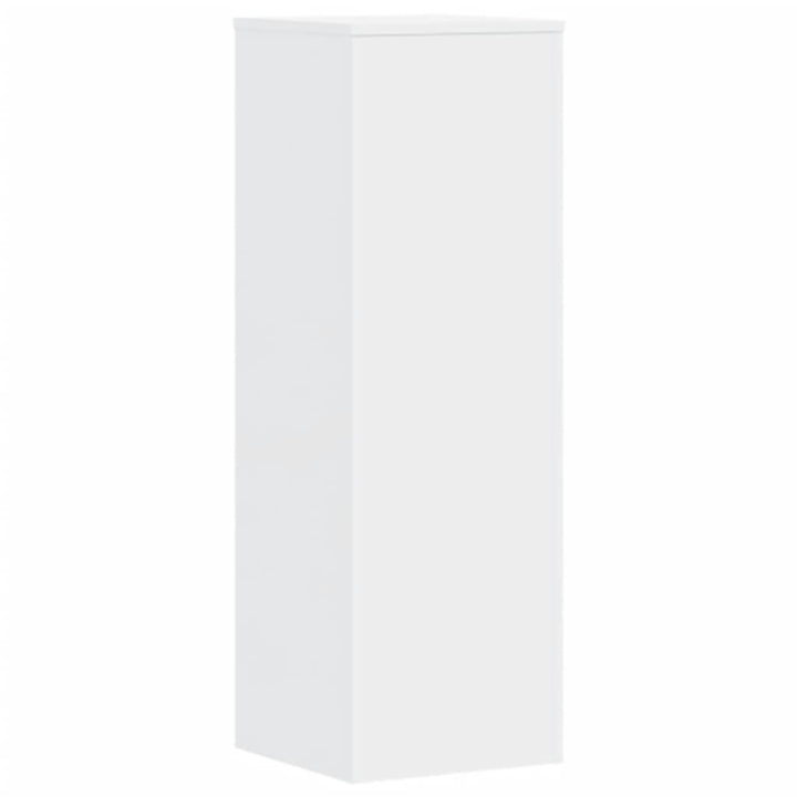 plantestativer 2 stk. 33x33x100 cm konstrueret træ hvid