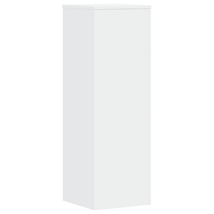 plantestativer 2 stk. 33x33x100 cm konstrueret træ hvid