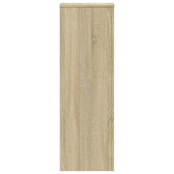 plantestativer 2 stk. 33x33x100 cm konstrueret træ sonoma-eg