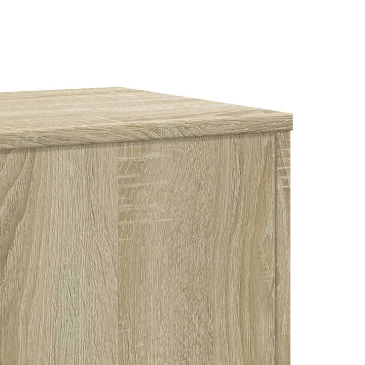 plantestativer 2 stk. 33x33x100 cm konstrueret træ sonoma-eg