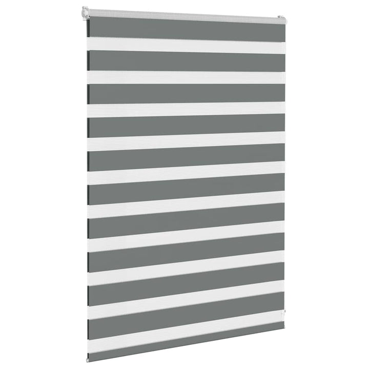 zebragardin mørkegrå 110x100 cm stofbredde 105,9 cm polyester