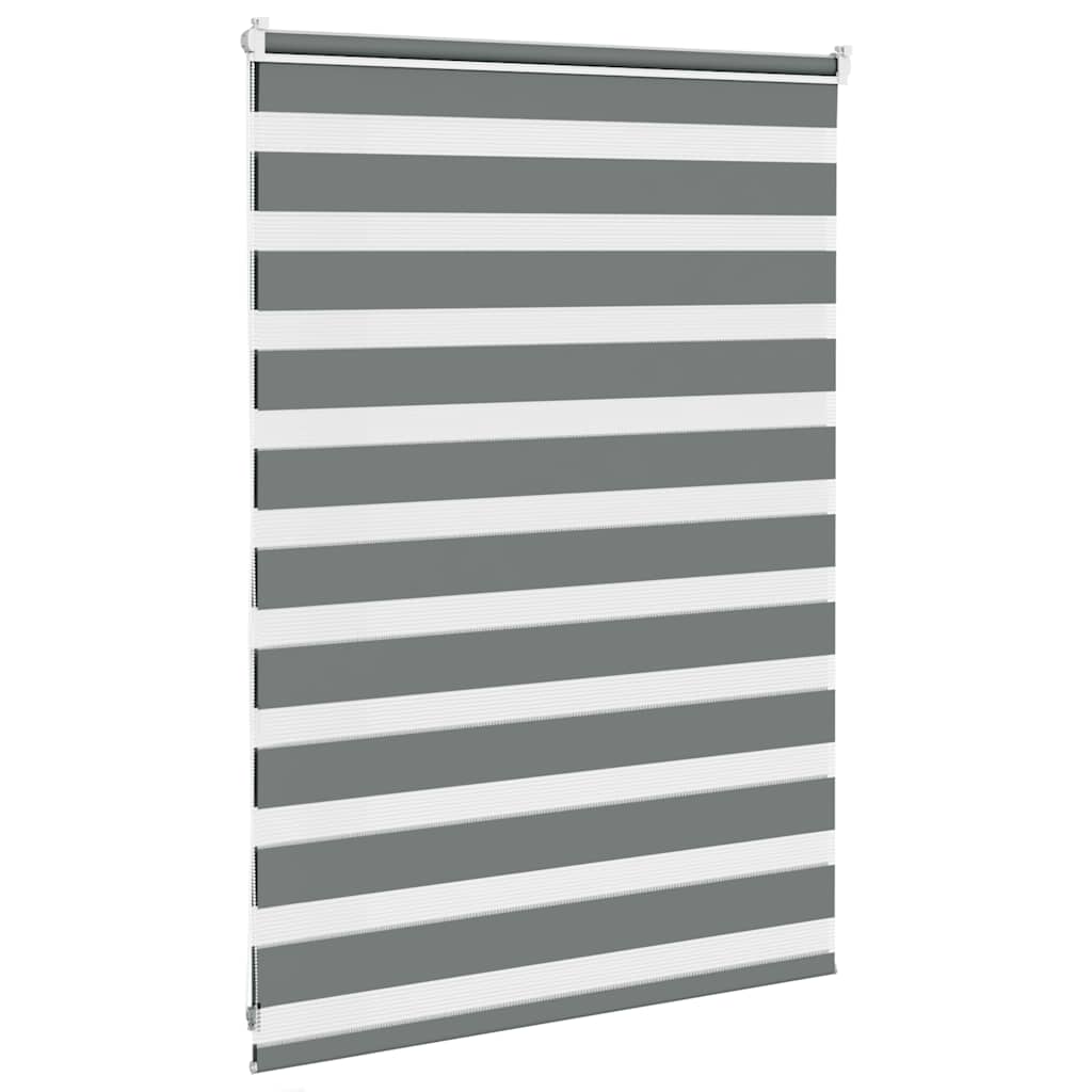 zebragardin mørkegrå 110x100 cm stofbredde 105,9 cm polyester