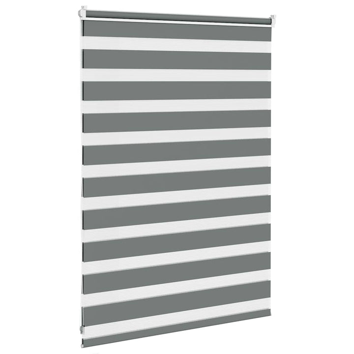 zebragardin mørkegrå 110x100 cm stofbredde 105,9 cm polyester