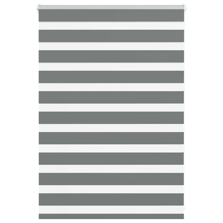 zebragardin mørkegrå 115x100 cm stofbredde 110,9 cm polyester