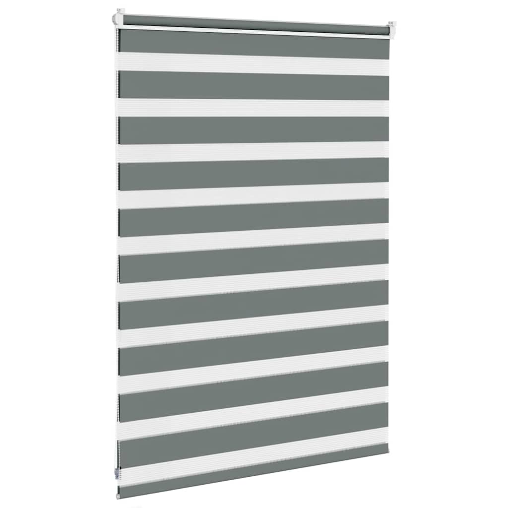 zebragardin mørkegrå 115x100 cm stofbredde 110,9 cm polyester