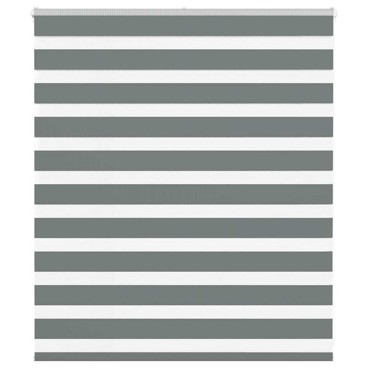 zebragardin mørkegrå 135x100 cm stofbredde 130,9 cm polyester