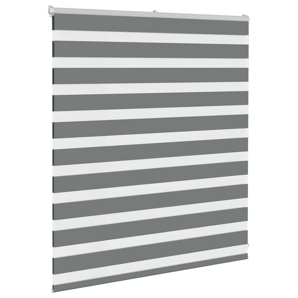 zebragardin mørkegrå 135x100 cm stofbredde 130,9 cm polyester