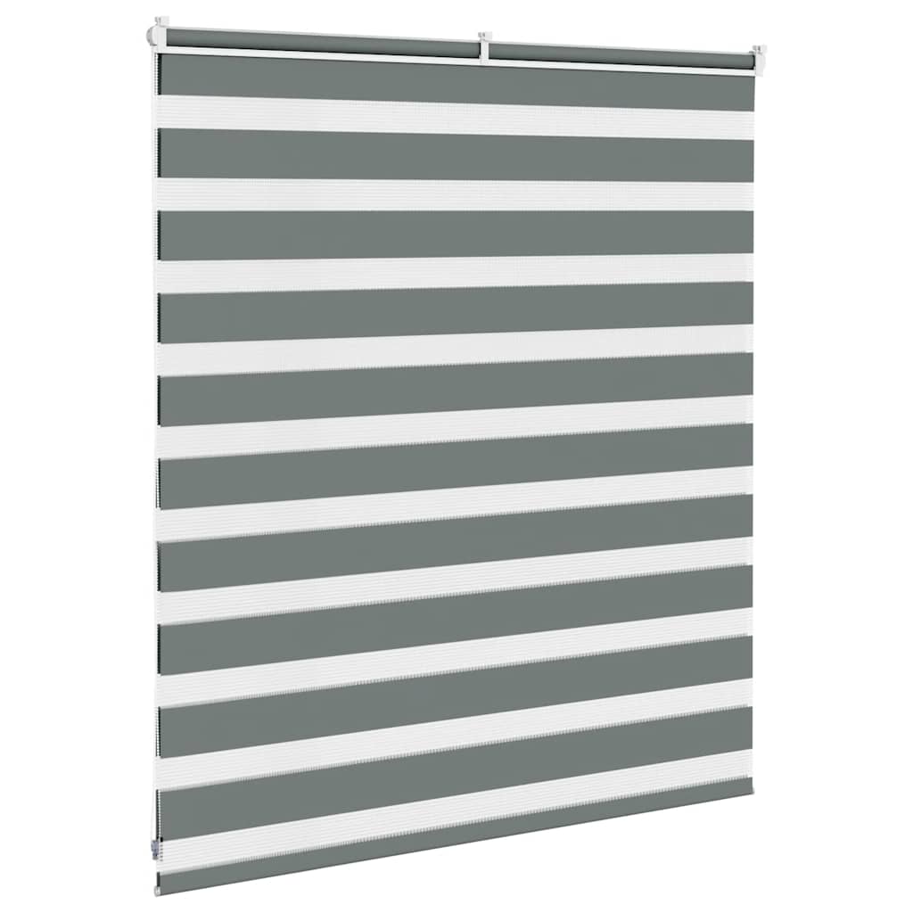 zebragardin mørkegrå 135x100 cm stofbredde 130,9 cm polyester