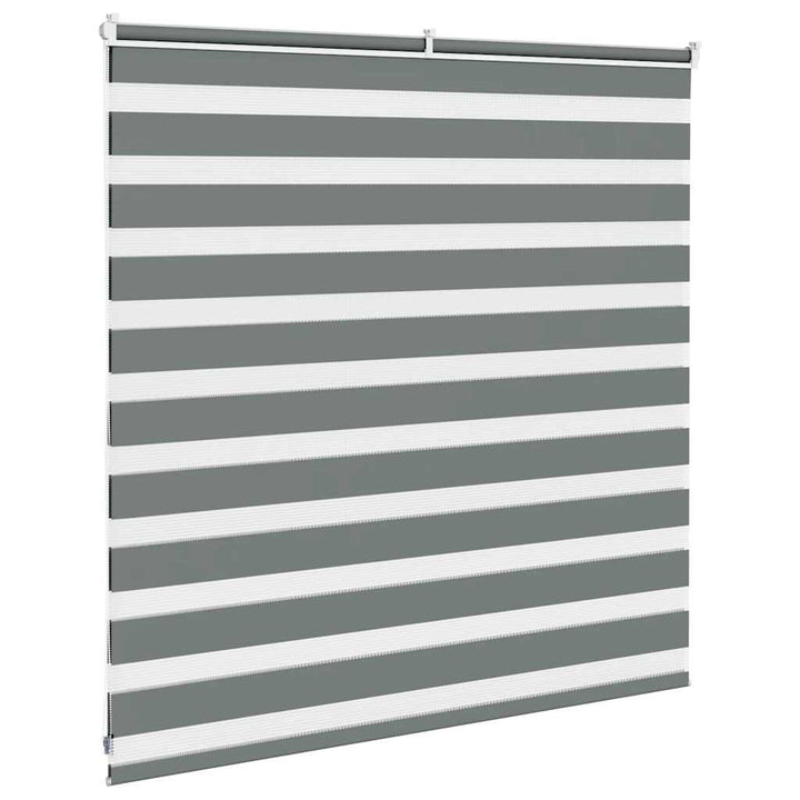 zebragardin mørkegrå 150x100 cm stofbredde 145,9 cm polyester