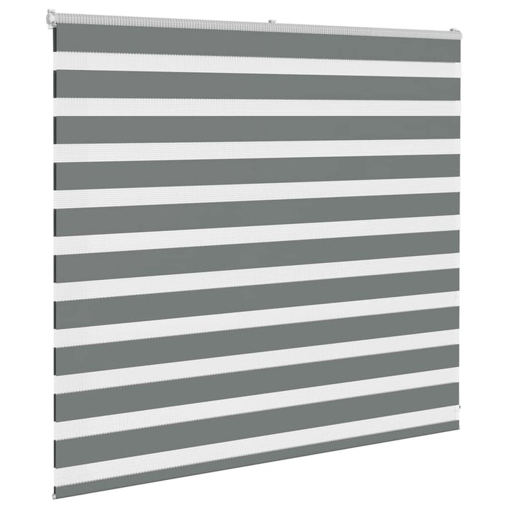 zebragardin mørkegrå 155x100 cm stofbredde 150,9 cm polyester
