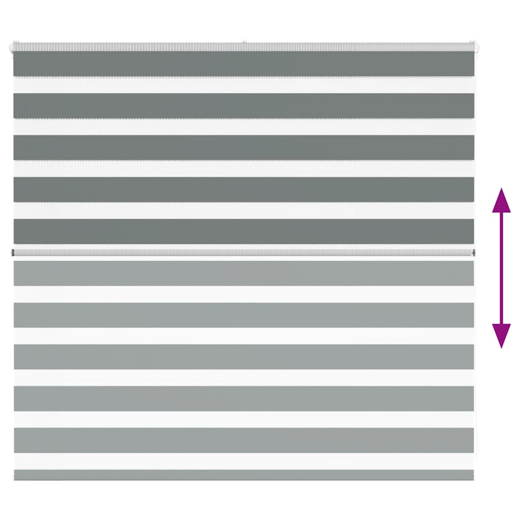 zebragardin mørkegrå 160x100 cm stofbredde 155,9 cm polyester