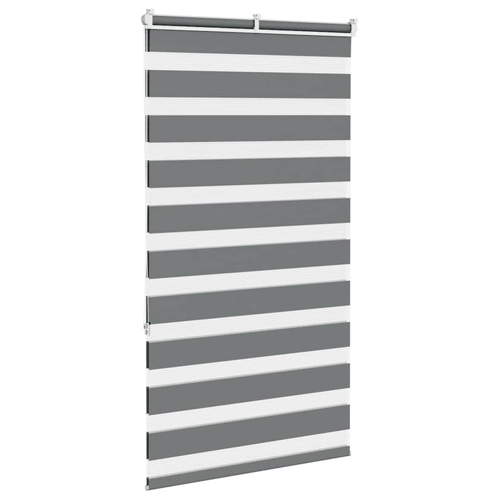 zebragardin mørkegrå 90x150 cm stofbredde 85,9 cm polyester