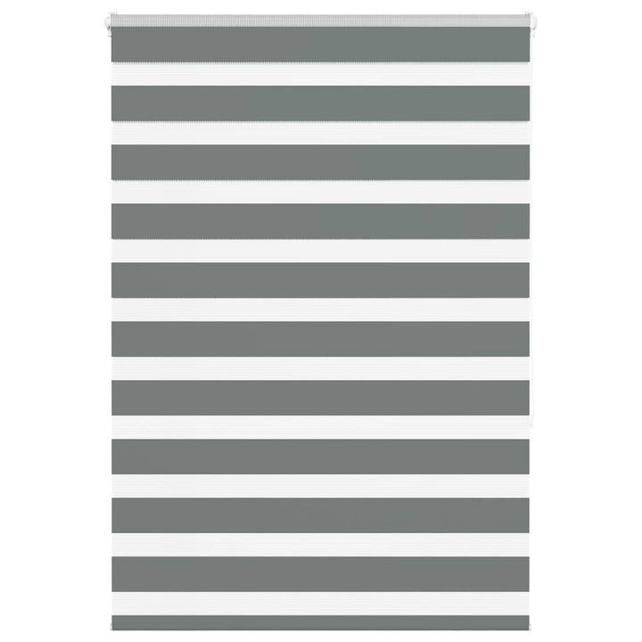 zebragardin mørkegrå 100x150 cm stofbredde 95,9 cm polyester