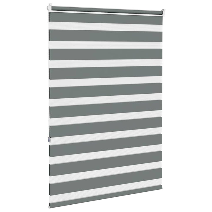 zebragardin mørkegrå 115x150 cm stofbredde 110,9 cm polyester