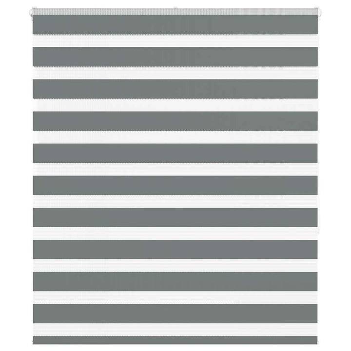 zebragardin mørkegrå 125x150 cm stofbredde 120,9 cm polyester