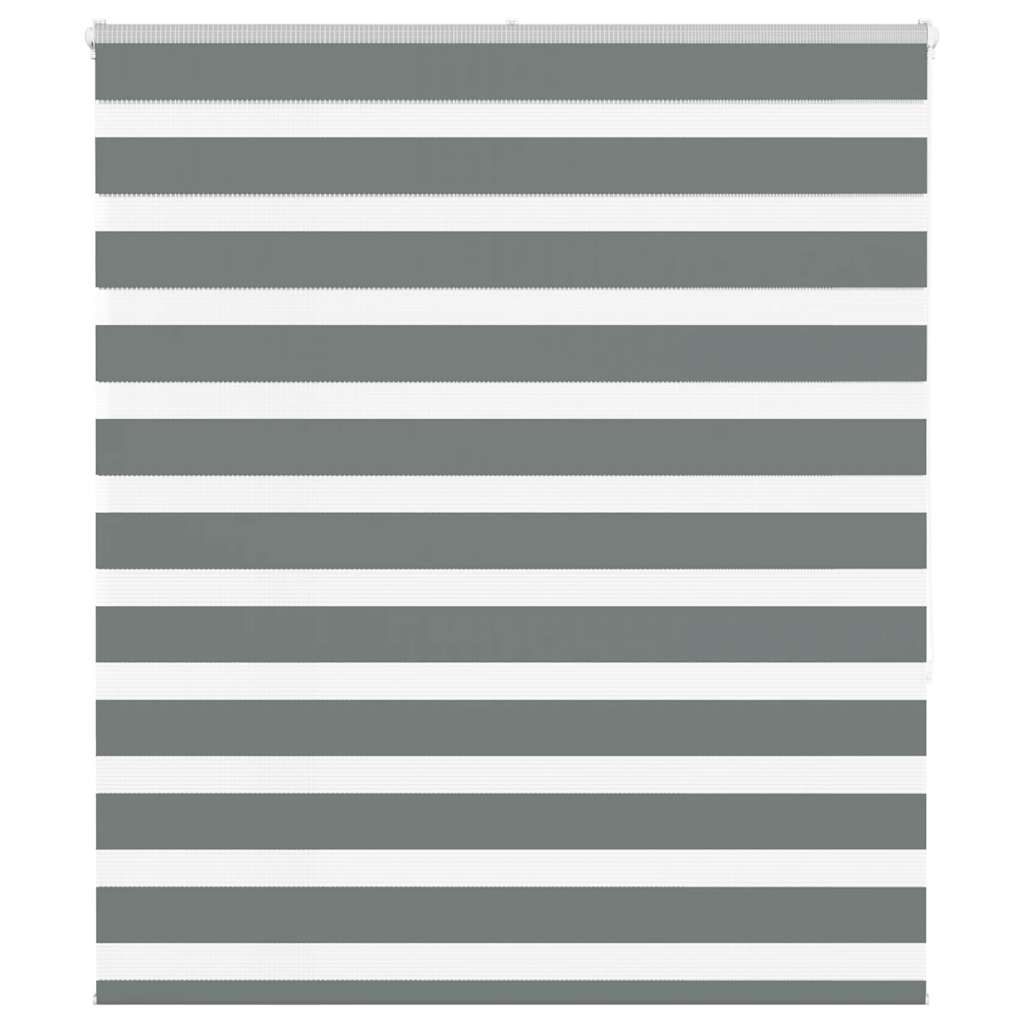 zebragardin mørkegrå 130x150 cm stofbredde 125,9 cm polyester